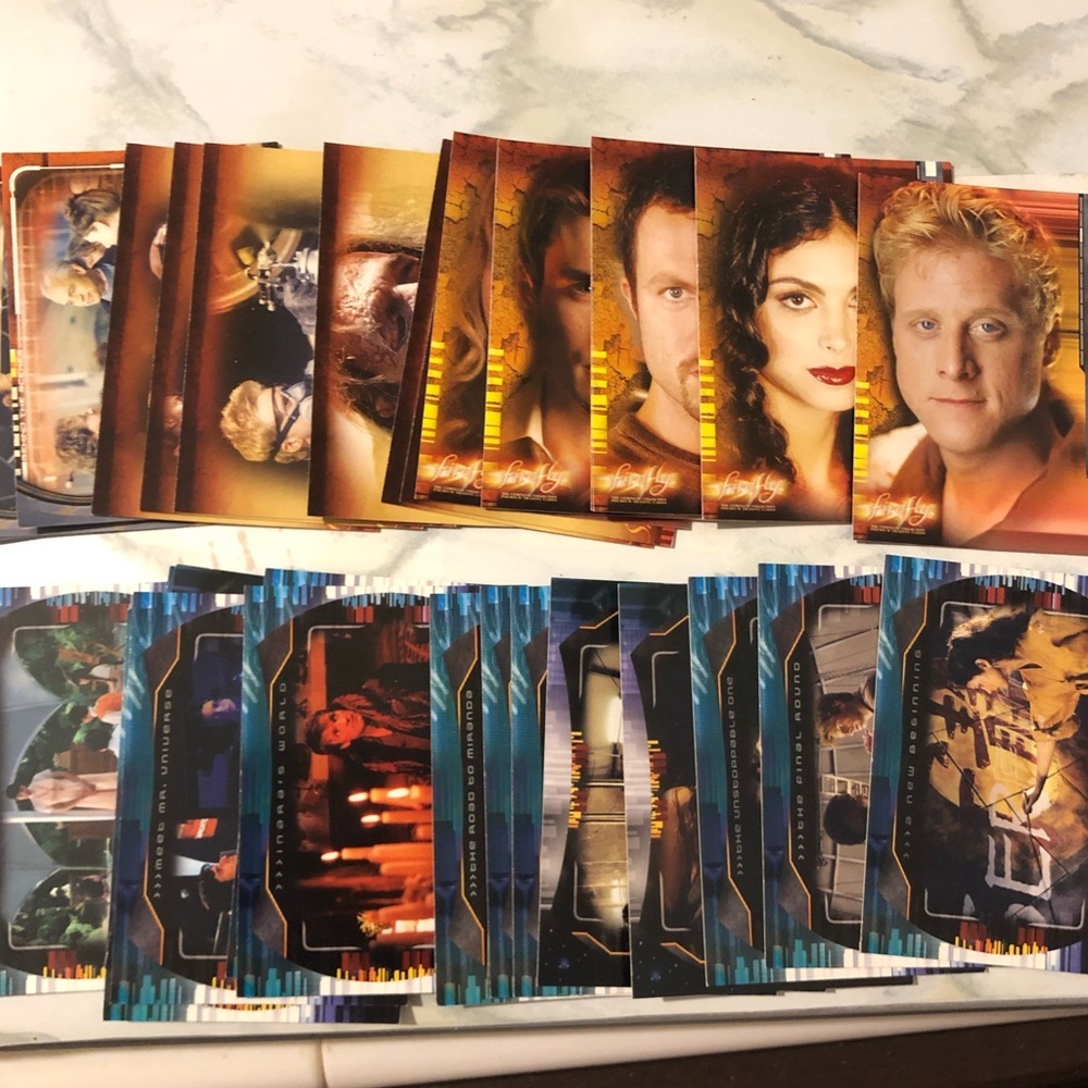 31 Premium Trading Cards- From Firefly & Serenity Inkworks Collector Decks​